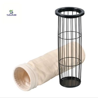 ফাইবারগ্লাস ডাস্ট ব্যাগ ফিল্টার তাপ প্রতিরোধী 55%-95% দক্ষতার সাথে