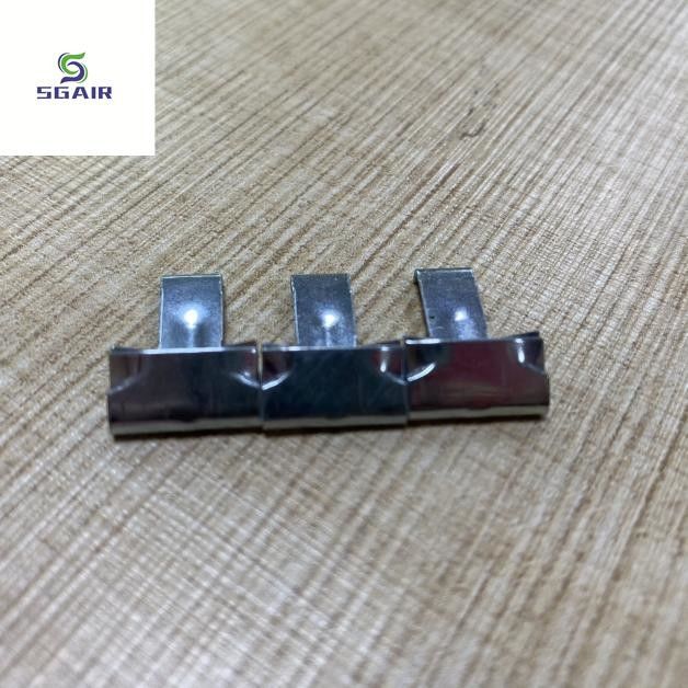 টি আকৃতির হেপা ব্যাগ ফিল্টার গ্যালভানাইজড ফ্রেমের জন্য ধাতব বাকল