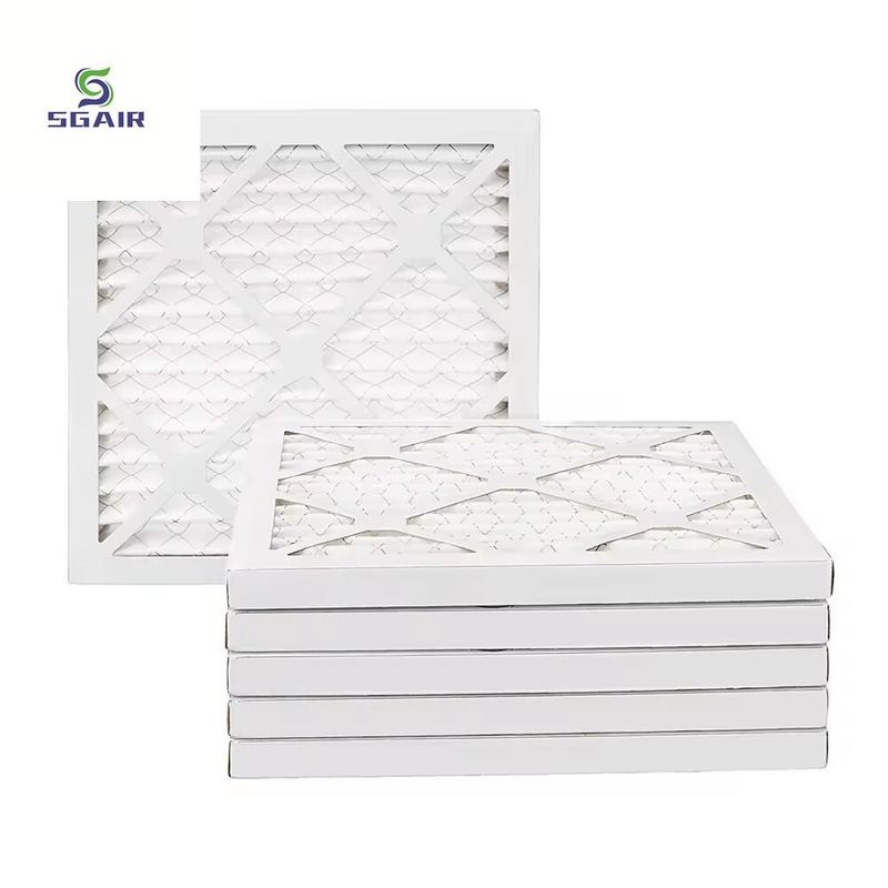 বায়ুচলাচল HVAC বায়ু ফিল্টার জন্য G4 F5 F6 F7 F8 F9 MERV 4 6 8 11 12 13 16