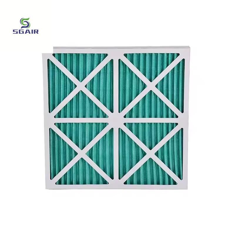 স্বনির্ধারিত 99.99% এইচভিএসি এয়ার ফিল্টার 20x25x1 কম বায়ু প্রবাহ প্রতিরোধের সঙ্গে